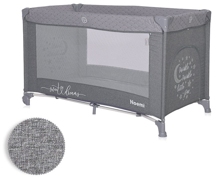 Cama de Viagem Lorelli Noemi Cool Grey Star