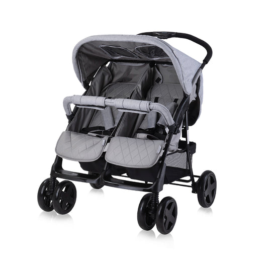 Carrinho de gémeos Lorelli Twin Cool Grey