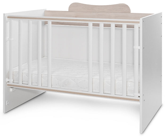 Cama Convertivel 5 Configurações Lorelli White / Light Oak