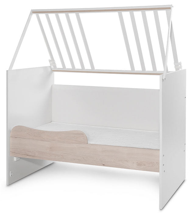 Cama Convertivel 5 Configurações Lorelli White / Light Oak