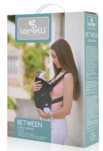 Porta bebés Lorelli Between Black & Grey