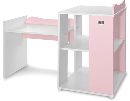 Cama Convertivel 5 Configurações Lorelli White / Orchid Pink