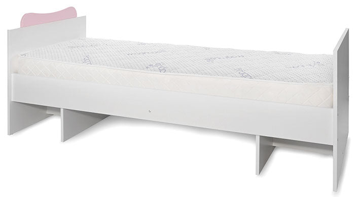 Cama Convertivel 5 Configurações Lorelli White / Orchid Pink