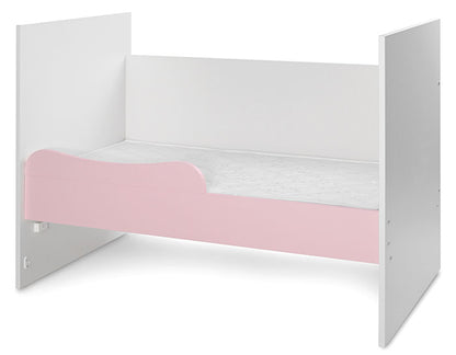 Cama Convertivel 5 Configurações Lorelli White / Orchid Pink