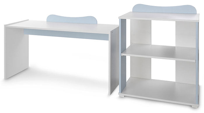 Cama Convertivel 5 Configurações Lorelli White / Baby Blue