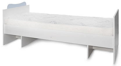 Cama Convertivel 5 Configurações Lorelli White / Baby Blue