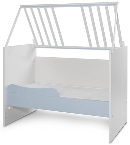 Cama Convertivel 5 Configurações Lorelli White / Baby Blue