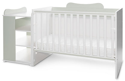 Cama Convertivel 5 Configurações Lorelli White / Milky Green