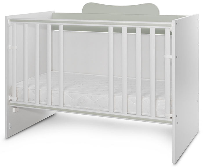 Cama Convertivel 5 Configurações Lorelli White / Milky Green