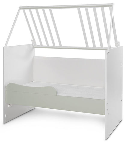 Cama Convertivel 5 Configurações Lorelli White / Milky Green