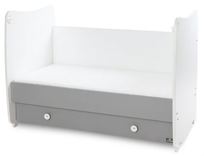 Cama de grades 124x74cm Lorelli Dream White / Stone Grey