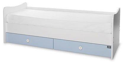 Cama convertivel + móvel Lorelli Trend Plus White / Baby Blue