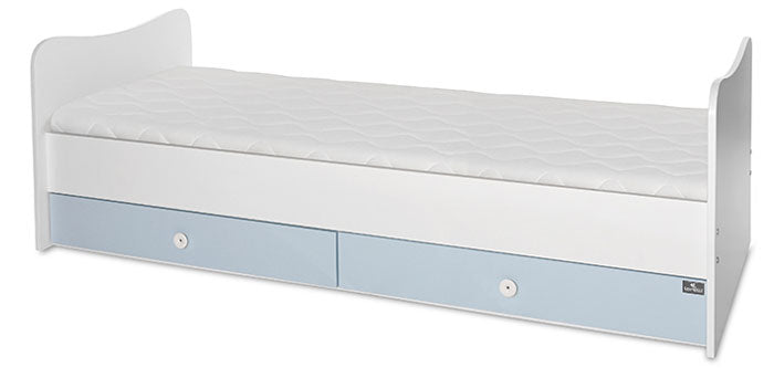 Cama convertivel + móvel Lorelli Mini Max White / Baby Blue