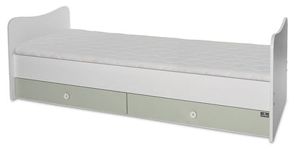 Cama convertivel + móvel Lorelli Mini Max White / Milky Green