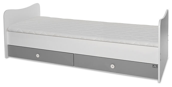 Cama convertivel + móvel Lorelli Mini Max White / Stone Grey