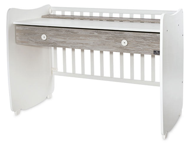 Cama de grades 124x74cm Lorelli Dream White / Artwood