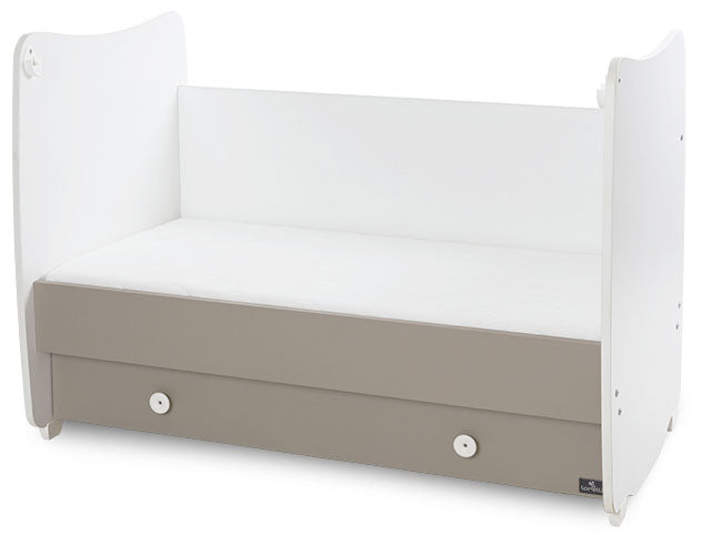 Cama de grades 144x84cm Lorelli Dream White / String