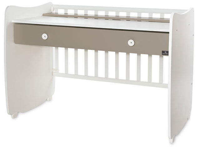 Cama de grades 144x84cm Lorelli Dream White / String