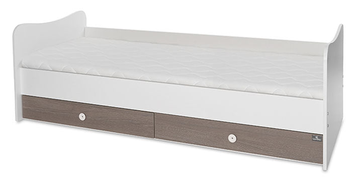 Cama convertivel + móvel Lorelli Mini Max White / Coffee