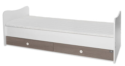 Cama convertivel + móvel Lorelli Mini Max White / Coffee