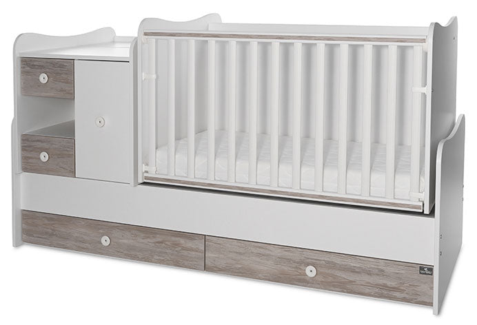 Cama convertivel + móvel Lorelli Mini Max White / Artwood