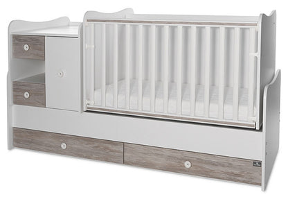 Cama convertivel + móvel Lorelli Mini Max White / Artwood