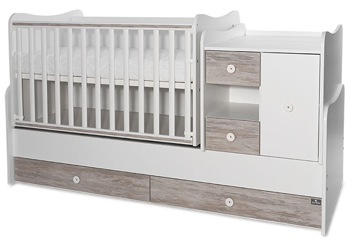 Cama convertivel + móvel Lorelli Mini Max White / Artwood