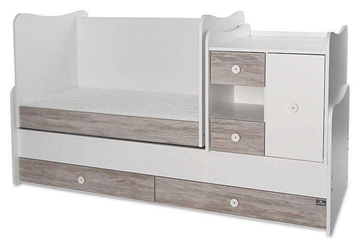 Cama convertivel + móvel Lorelli Mini Max White / Artwood