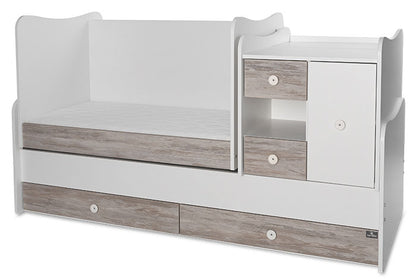 Cama convertivel + móvel Lorelli Mini Max White / Artwood