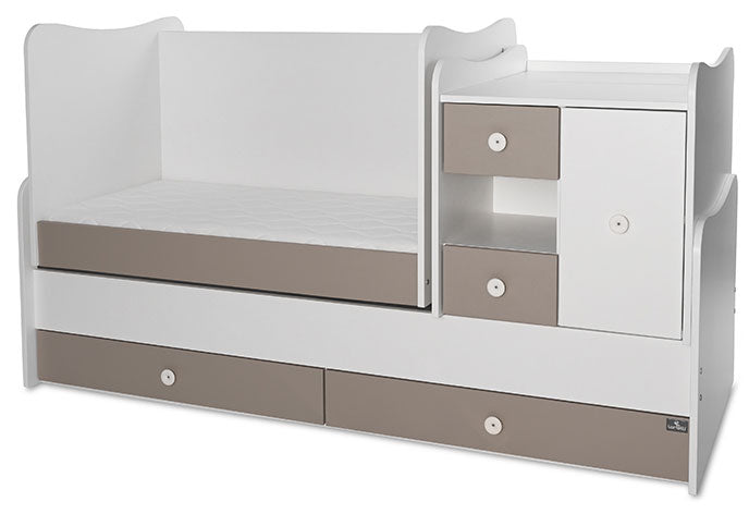 Cama convertivel + móvel Lorelli Mini Max White / String