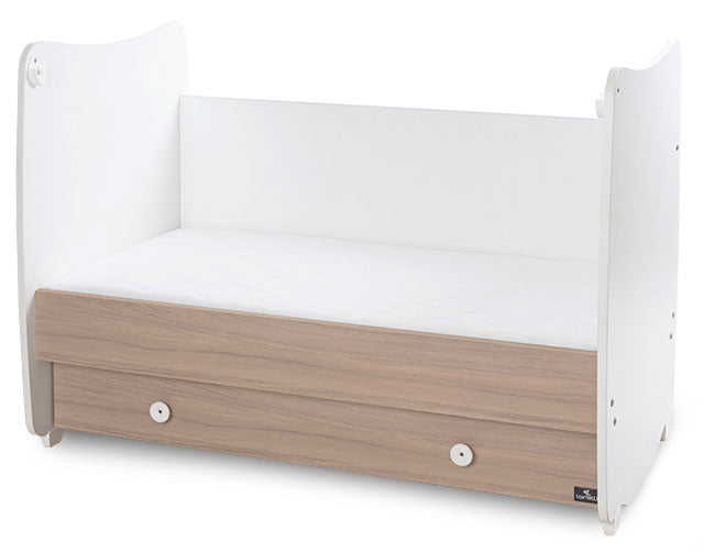 Cama de grades 144x84cm Lorelli Dream White / Amber