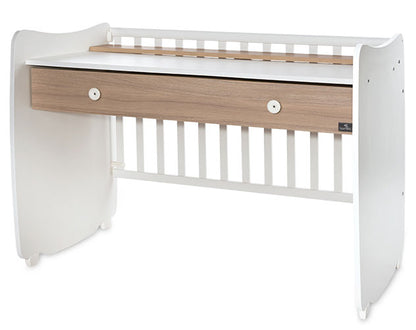 Cama de grades 144x84cm Lorelli Dream White / Amber