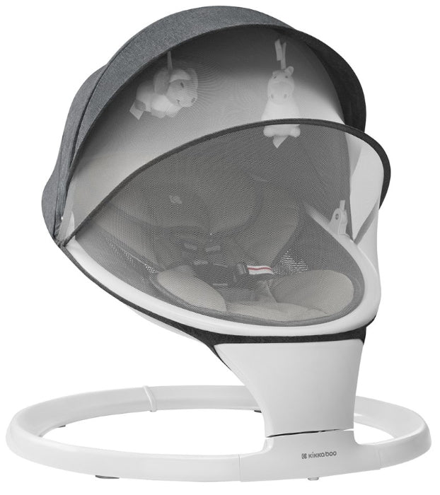 Espreguiçadeira elétrica de lado a lado Kikka Boo Cuddle Me Dark Grey