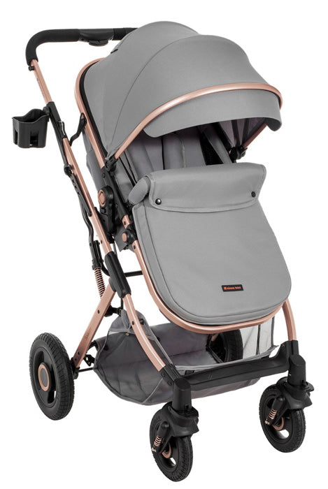 Carrinho de bebé 2 em 1 Kikka Boo Scarlett Gris Claro