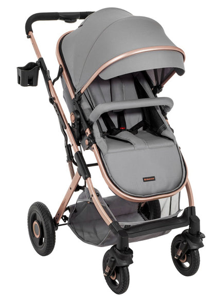 Carrinho de bebé 2 em 1 Kikka Boo Scarlett Gris Claro