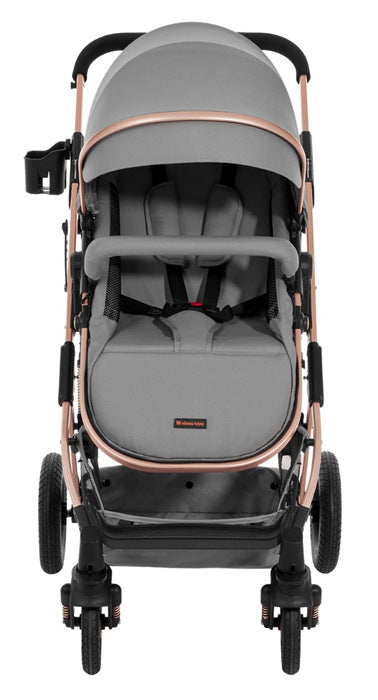 Carrinho de bebé 2 em 1 Kikka Boo Scarlett Gris Claro