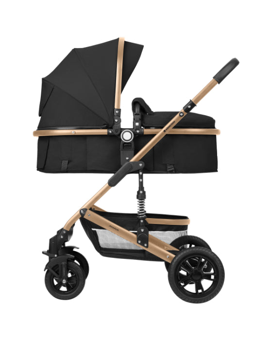 Carrinho de bebé 3in1 Kikkaboo Amaia Black