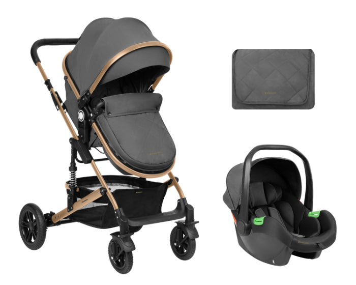 Carrinho de bebé 3in1 Kikkaboo Amaia Dark Grey