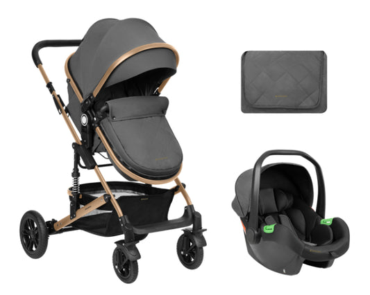 Carrinho de bebé 3in1 Kikkaboo Amaia Dark Grey