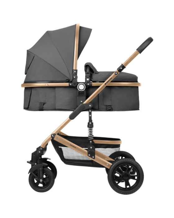 Carrinho de bebé 3in1 Kikkaboo Amaia Dark Grey