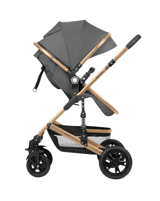 Carrinho de bebé 3in1 Kikkaboo Amaia Dark Grey