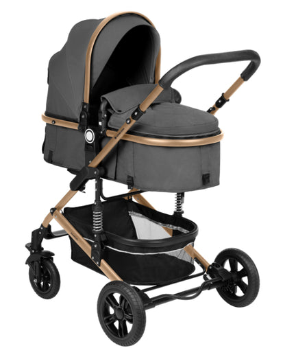 Carrinho de bebé 3in1 Kikkaboo Amaia Dark Grey