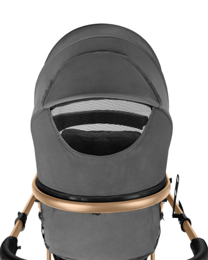 Carrinho de bebé 3in1 Kikkaboo Amaia Dark Grey