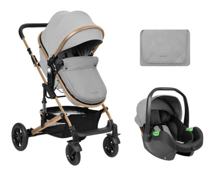 Carrinho de bebé 3in1 Kikkaboo Amaia Light Grey