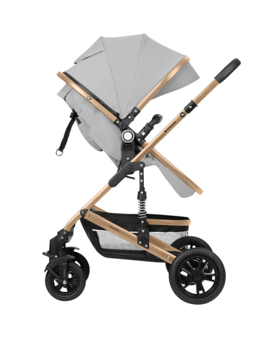 Carrinho de bebé 3in1 Kikkaboo Amaia Light Grey