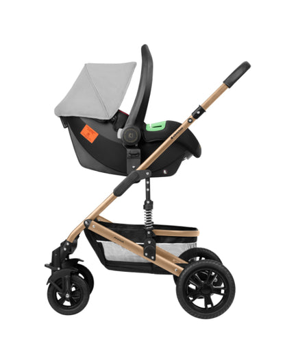 Carrinho de bebé 3in1 Kikkaboo Amaia Light Grey