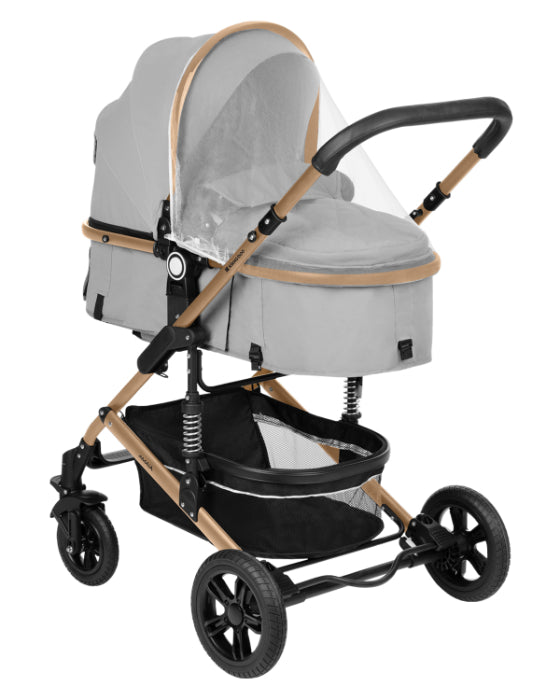 Carrinho de bebé 3in1 Kikkaboo Amaia Light Grey