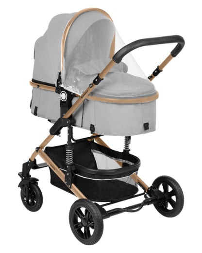 Carrinho de bebé 3in1 Kikkaboo Amaia Light Grey