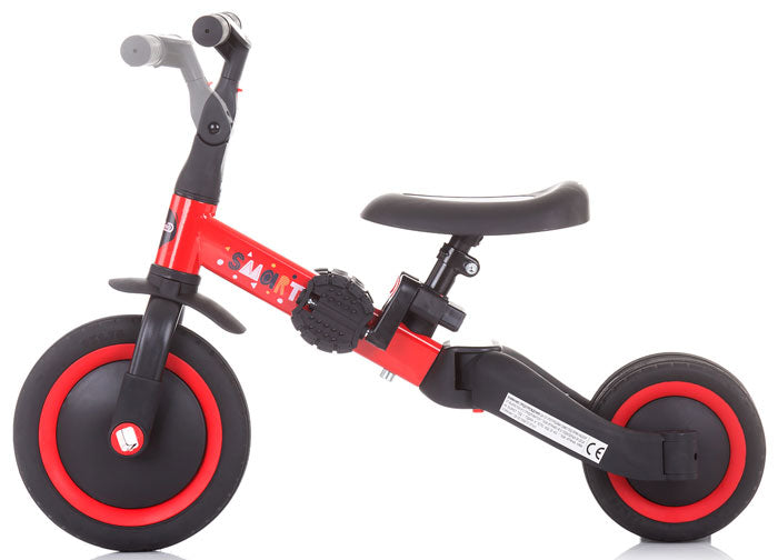 Triciclo 2 em 1 Chipolino Smarty Red