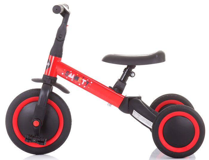 Triciclo 2 em 1 Chipolino Smarty Red